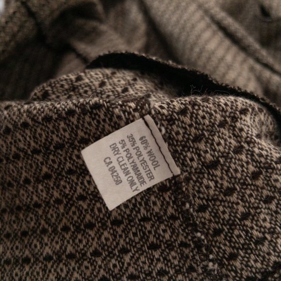 Mon Petit Oiseau Women's M Wool Heavy Coat Jacket Peacoat Brown Anthropo… - Picture 8 of 11